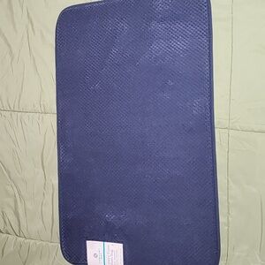 NWT Comfort Bay Blue Memory Foam Bath Rug